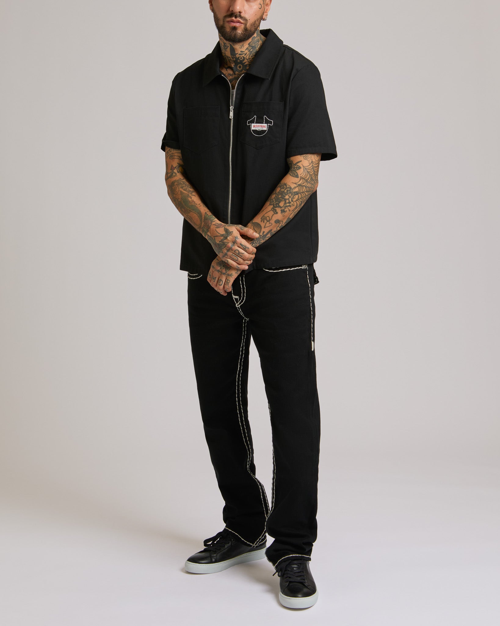 RICKY SUPER T FLAP 34IN - 2SB BODY RINSE BLACK