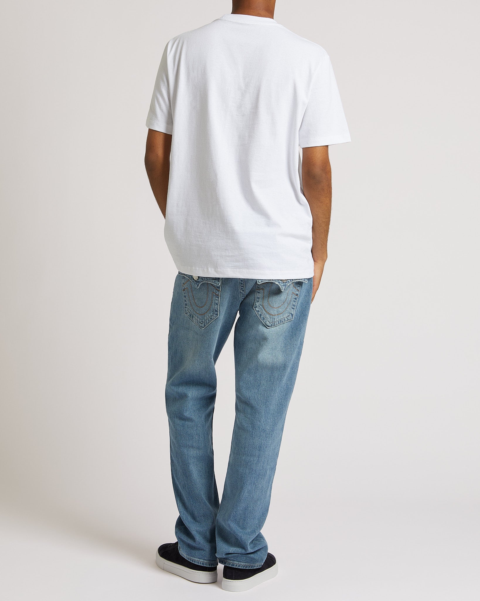 RICKY SN FLAP 32" - BRILLIANT MEDIUM WASH