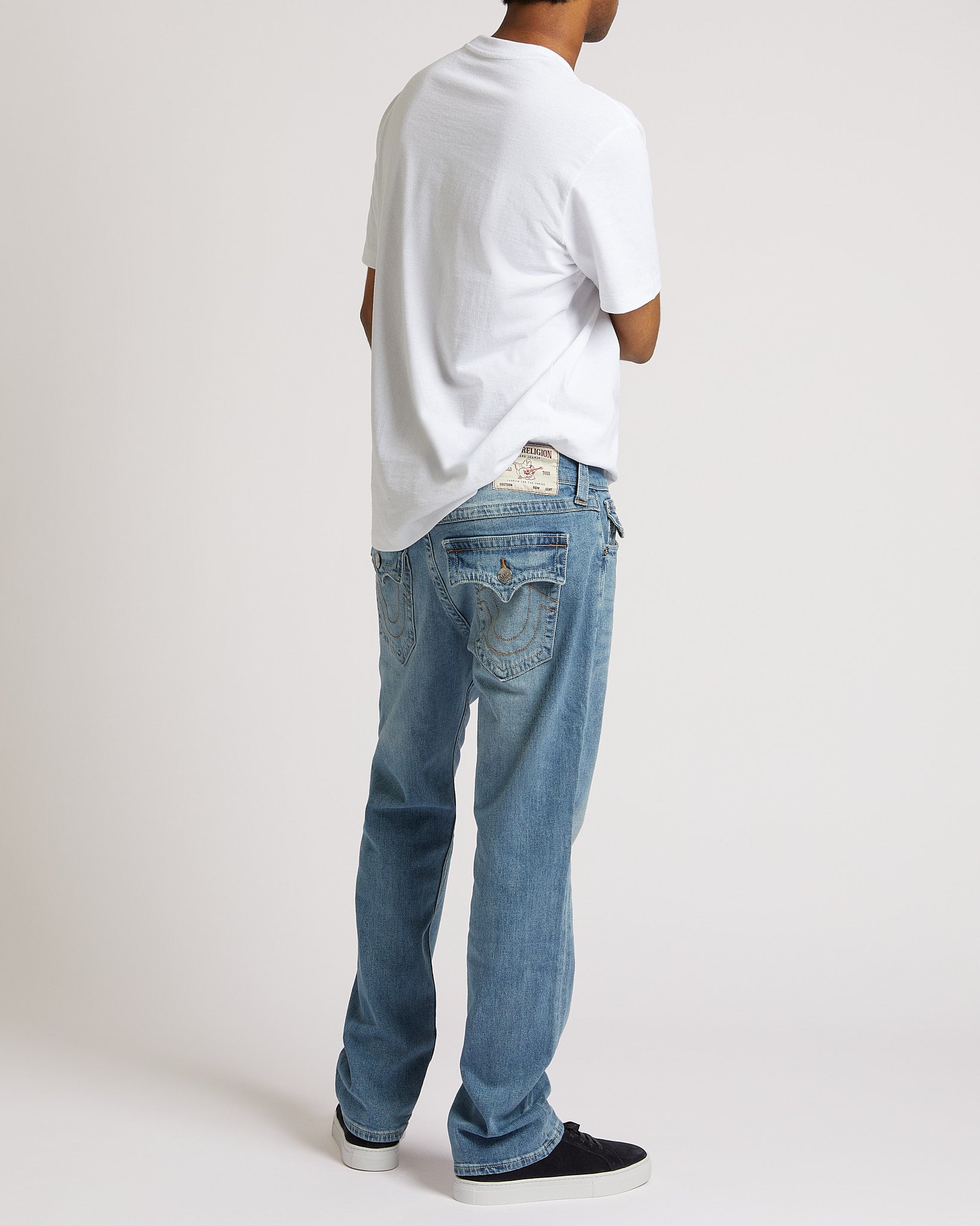RICKY SN FLAP 32" - BRILLIANT MEDIUM WASH