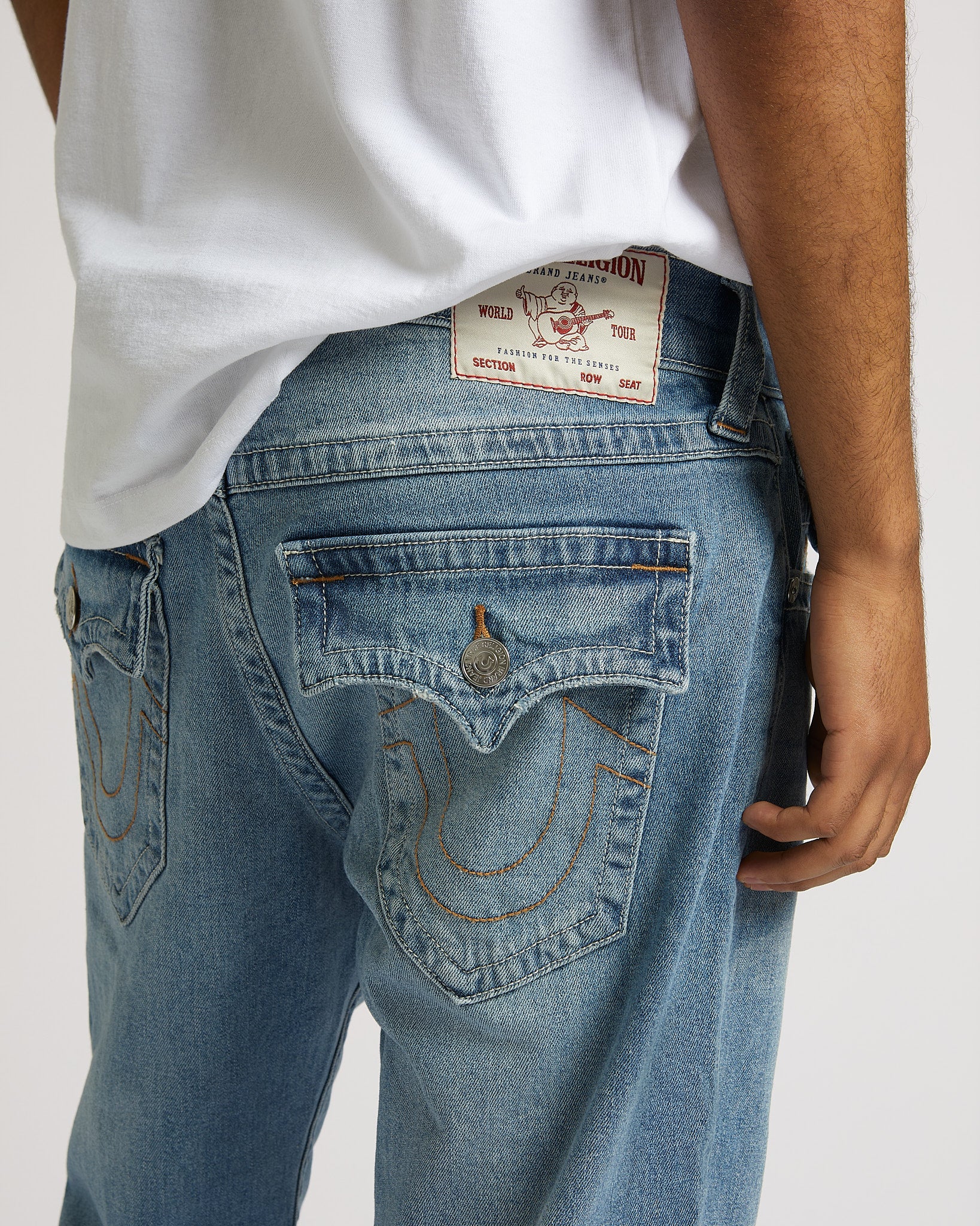 RICKY SN FLAP 32" - BRILLIANT MEDIUM WASH