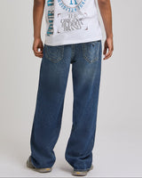 VINNY SN FLAP 34IN - NIGHTCAP  DARK WASH