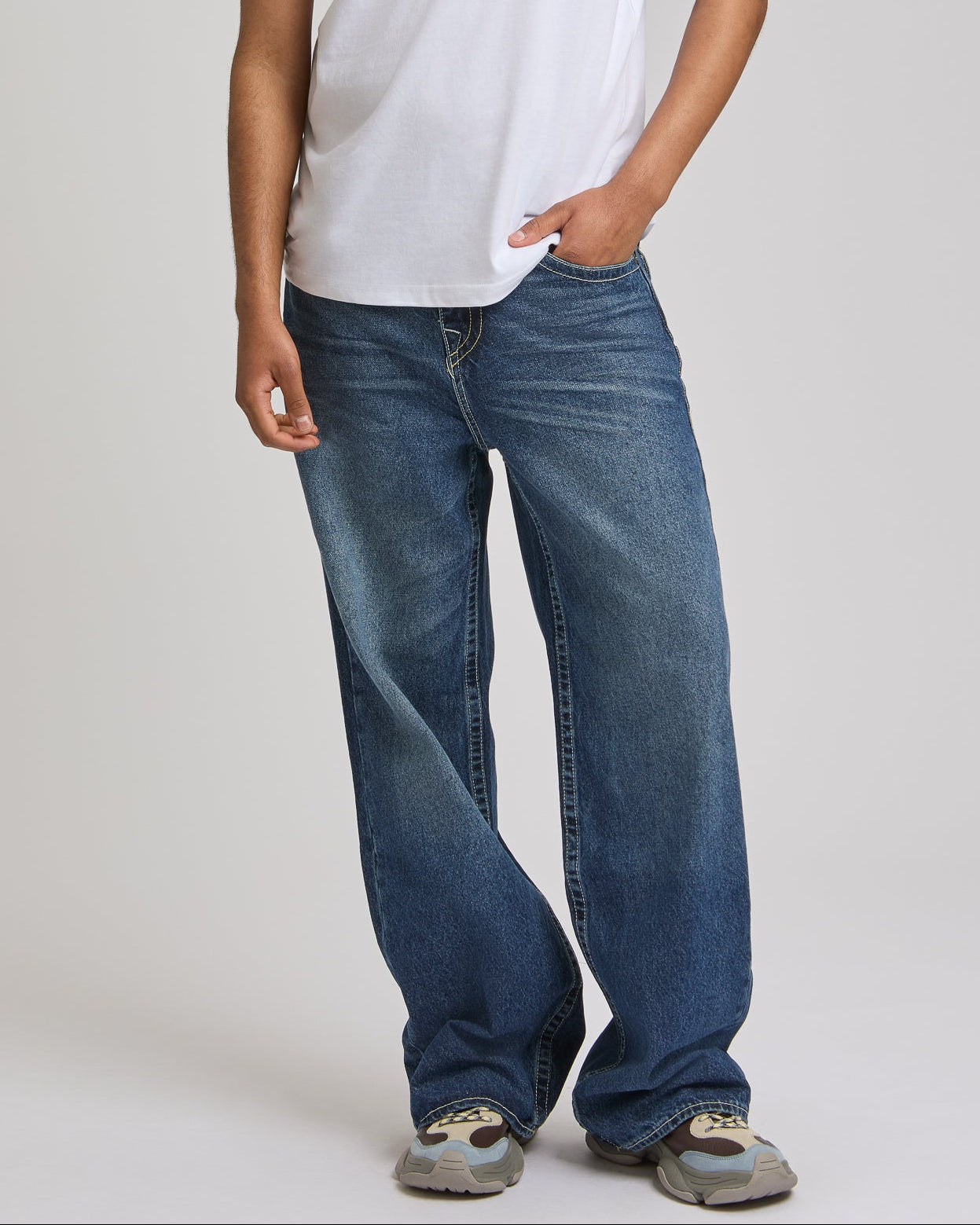 VINNY SN FLAP 34IN - NIGHTCAP  DARK WASH