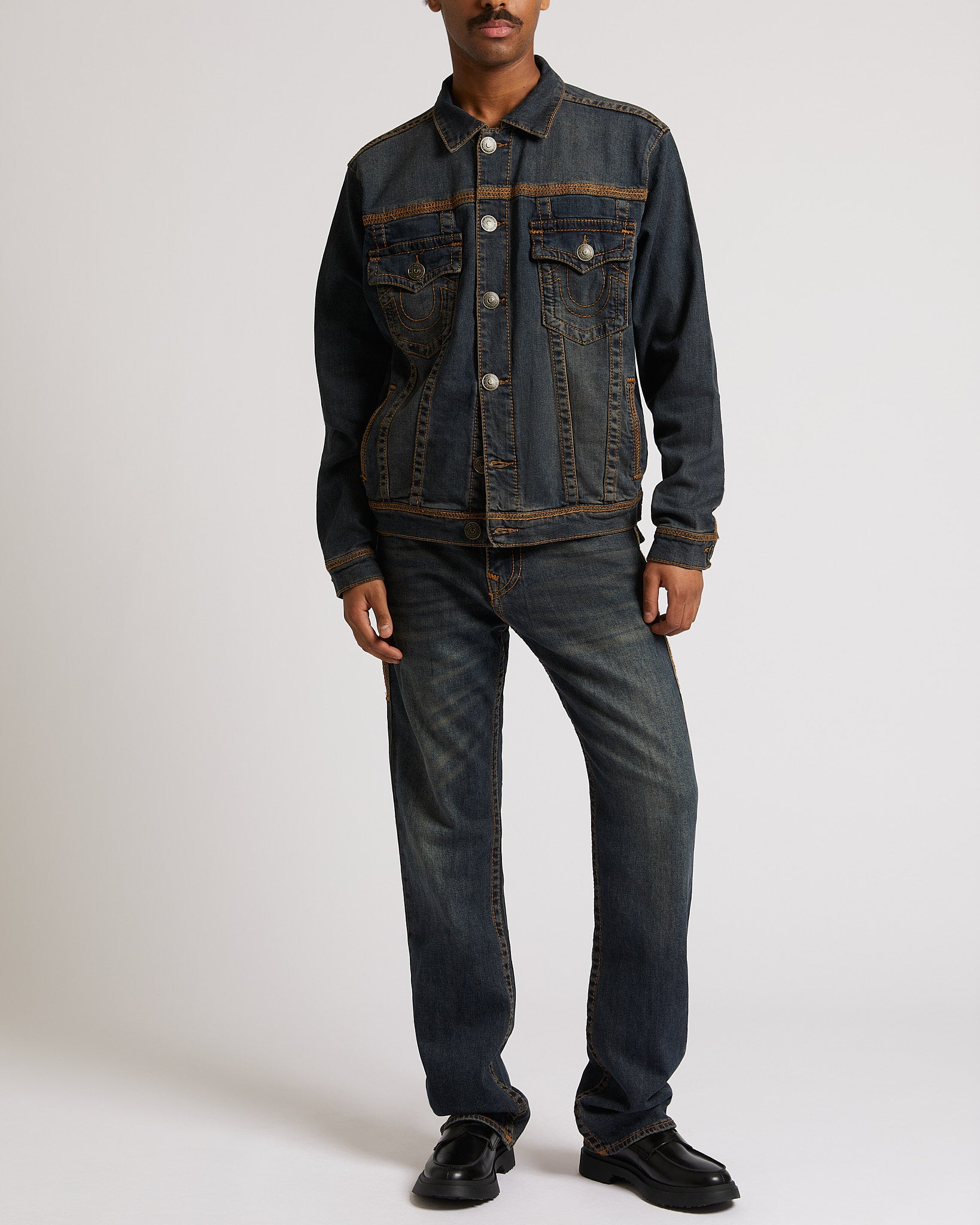SUPER FLATLOCK RICKY FLAP 34" - GREENLAND DARK WASH