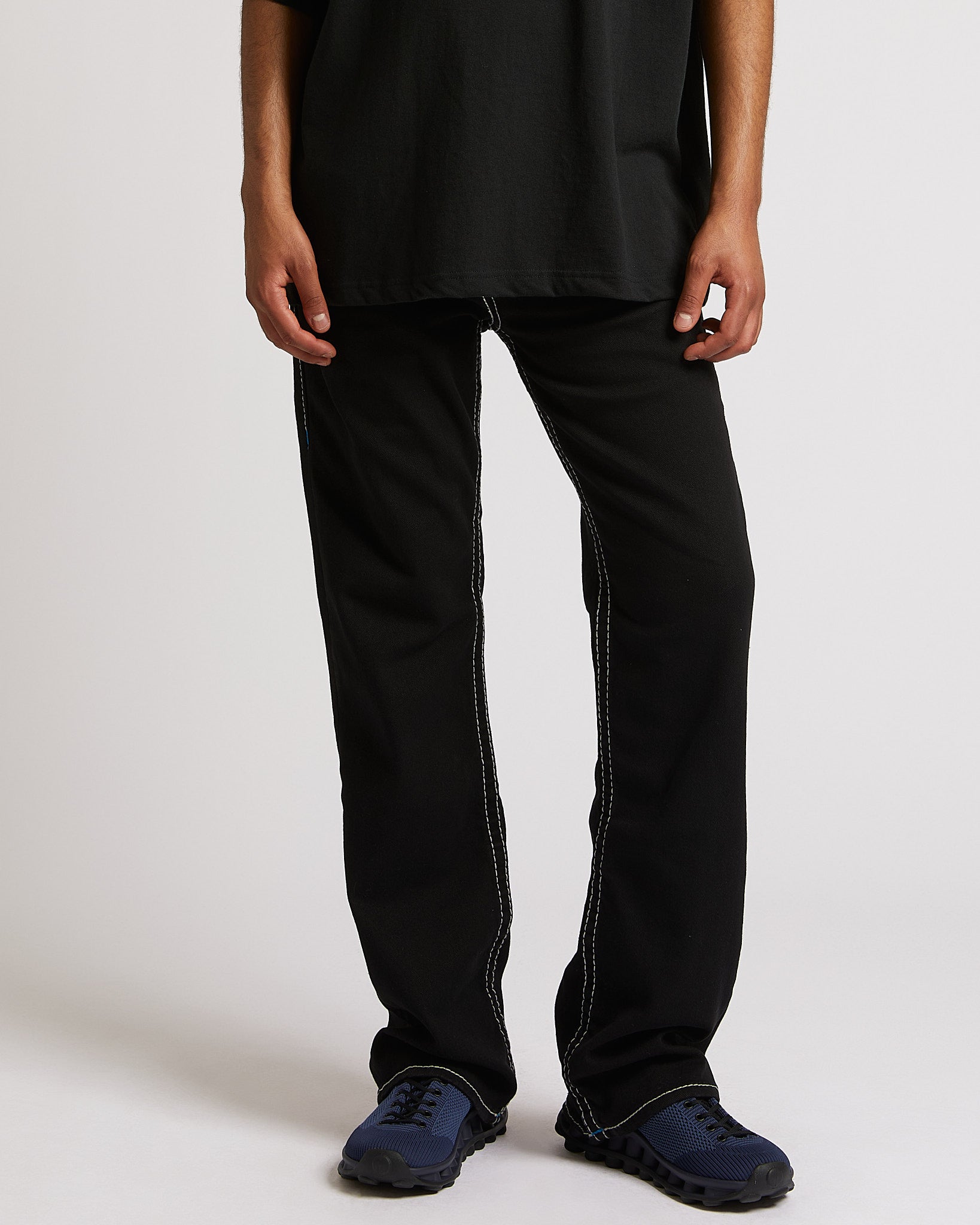 BILLY BIG T FLAP 34" - RINSE BLACK