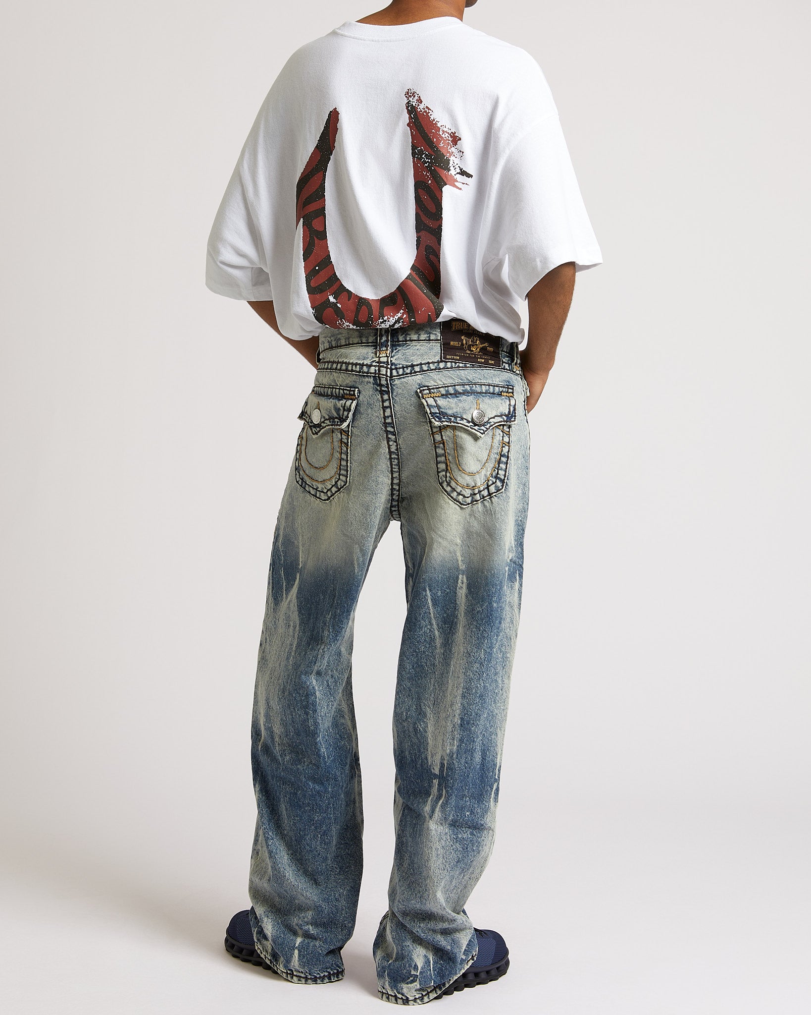 VINNY SUPER T FLAP 34" - ELECTRIC GROOVE MEDIUM WASH