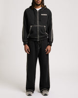 SUPER T BAGGY SWEATS -  JET BLACK