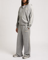 SUPER T BAGGY SWEATS -  HEATHER GREY