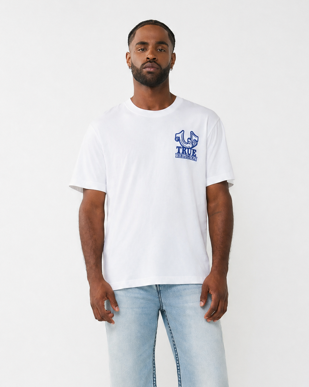 SS TR CREST TEE - OPTIC WHITE
