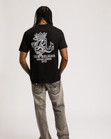 SS TR CREST TEE - JET BLACK