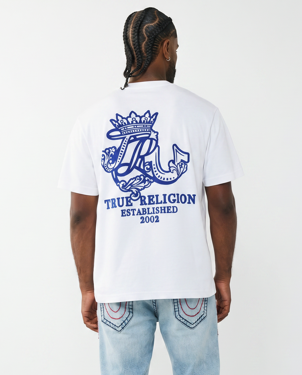 SS TR CREST TEE - OPTIC WHITE