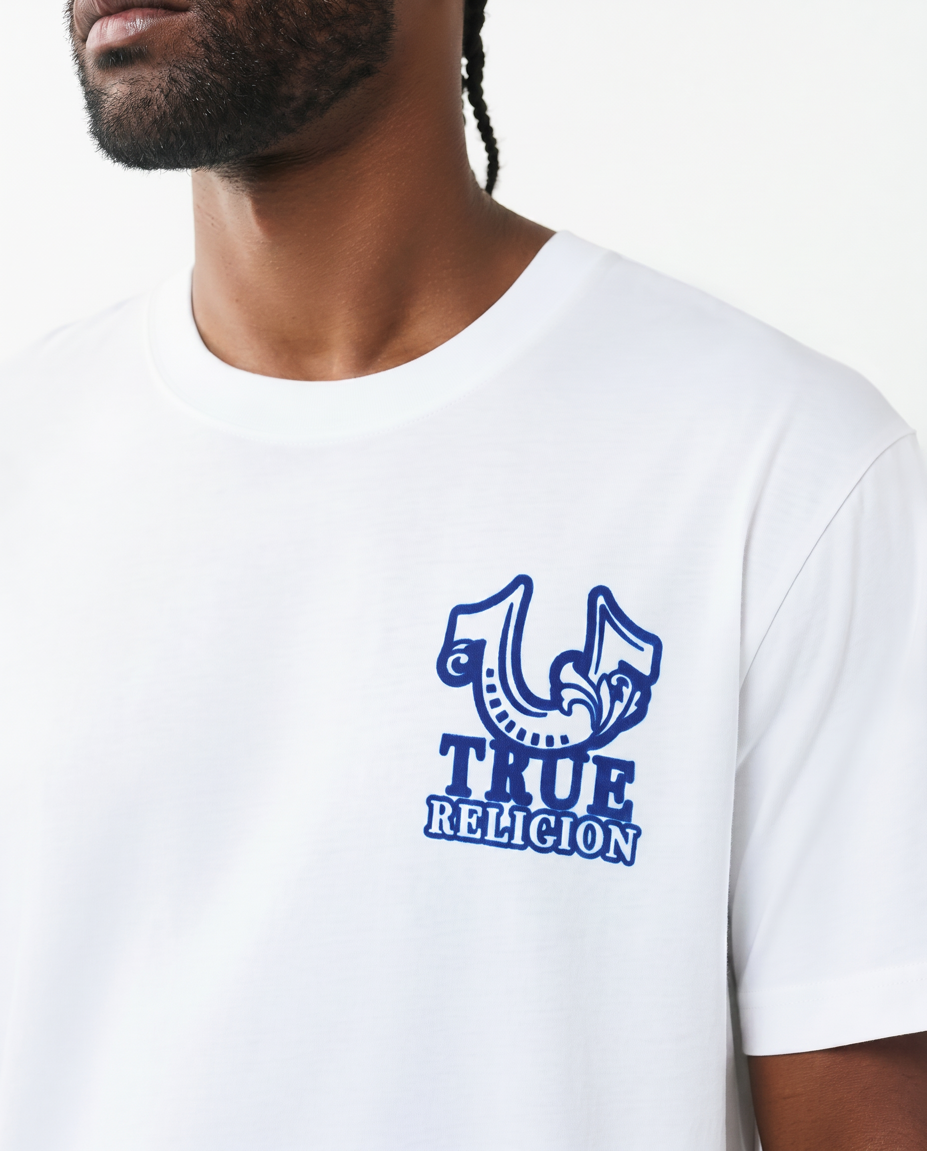 SS TR CREST TEE - OPTIC WHITE