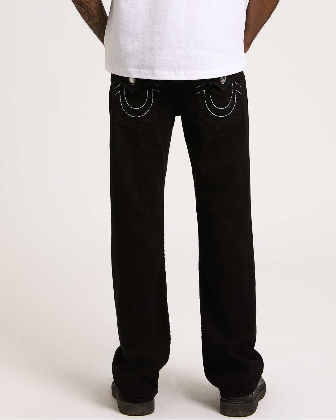 BILLY BIG T FLAP 34IN - 2SB BLACK RINSE