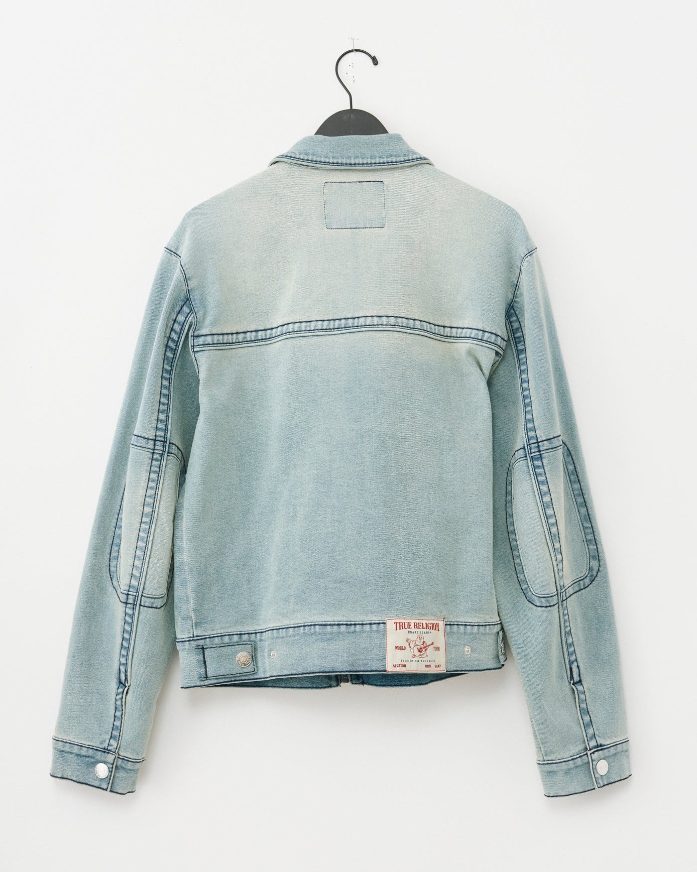 BIG T MOTO DENIM JKT - GSQL LIGHT DAWN WASH