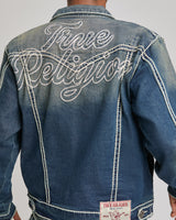 OVERSIZE ROPE STITCH JIMMY JKT - DENIM DUSTSTROM DARK WASH