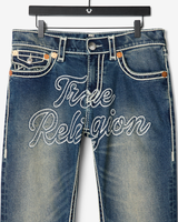 RICKY ROPE STITCH FLAP 34IN - DENIM DUSTSTROM DARK WASH