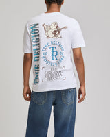 SS STACKED LOGO TEE - OPTIC WHITE