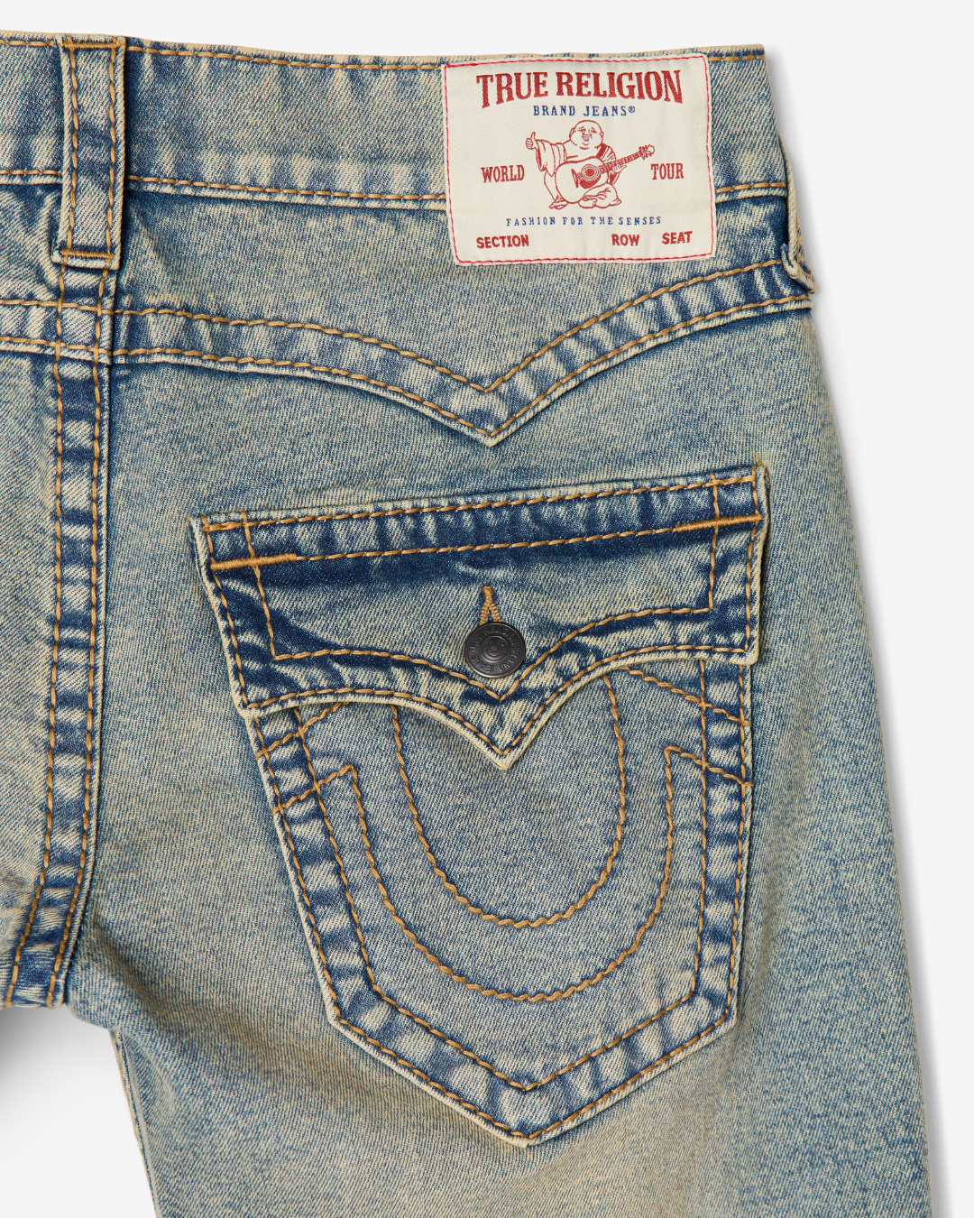 RICKY BIG T FLAP JIMMY JEAN 34 - DESERT LOOP FADE MEDIUM WASH