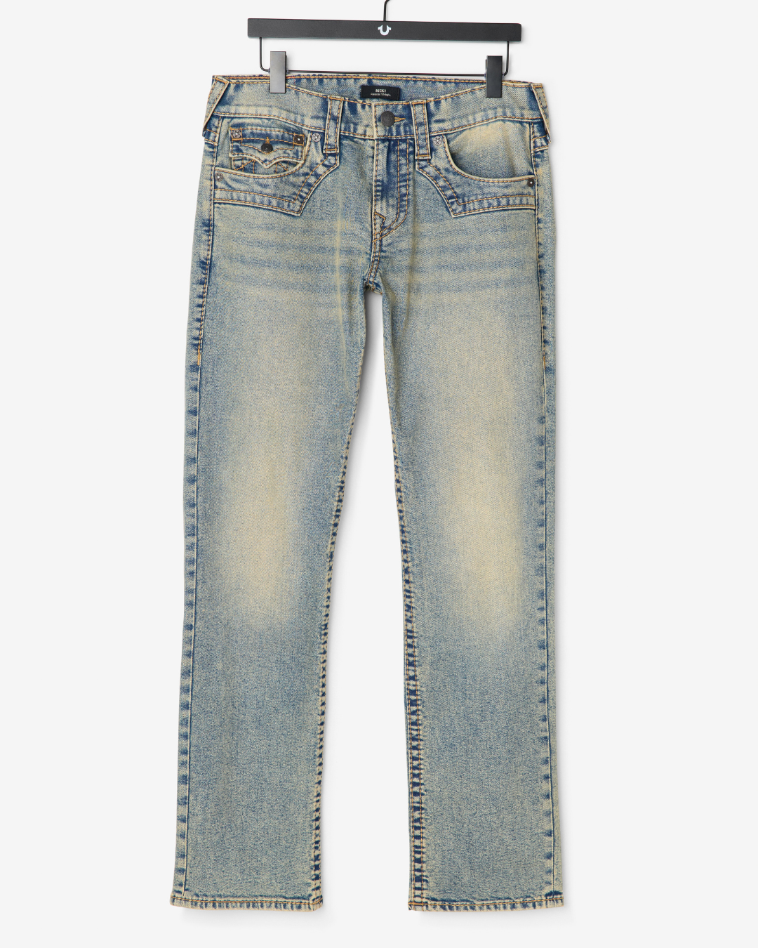RICKY BIG T FLAP JIMMY JEAN 34 - DESERT LOOP FADE MEDIUM WASH