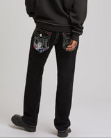 RICKY SUPER T FLAP 34IN EMBRO - 2SB BLACK RINSE