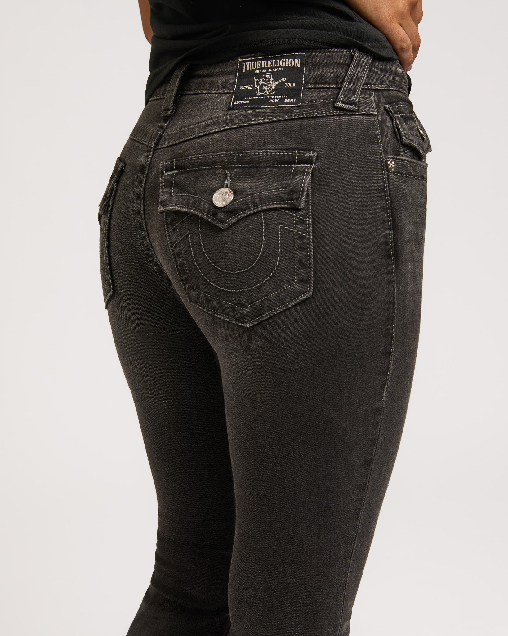 BECCA BOOTCUT FLAP - CHARCOAL