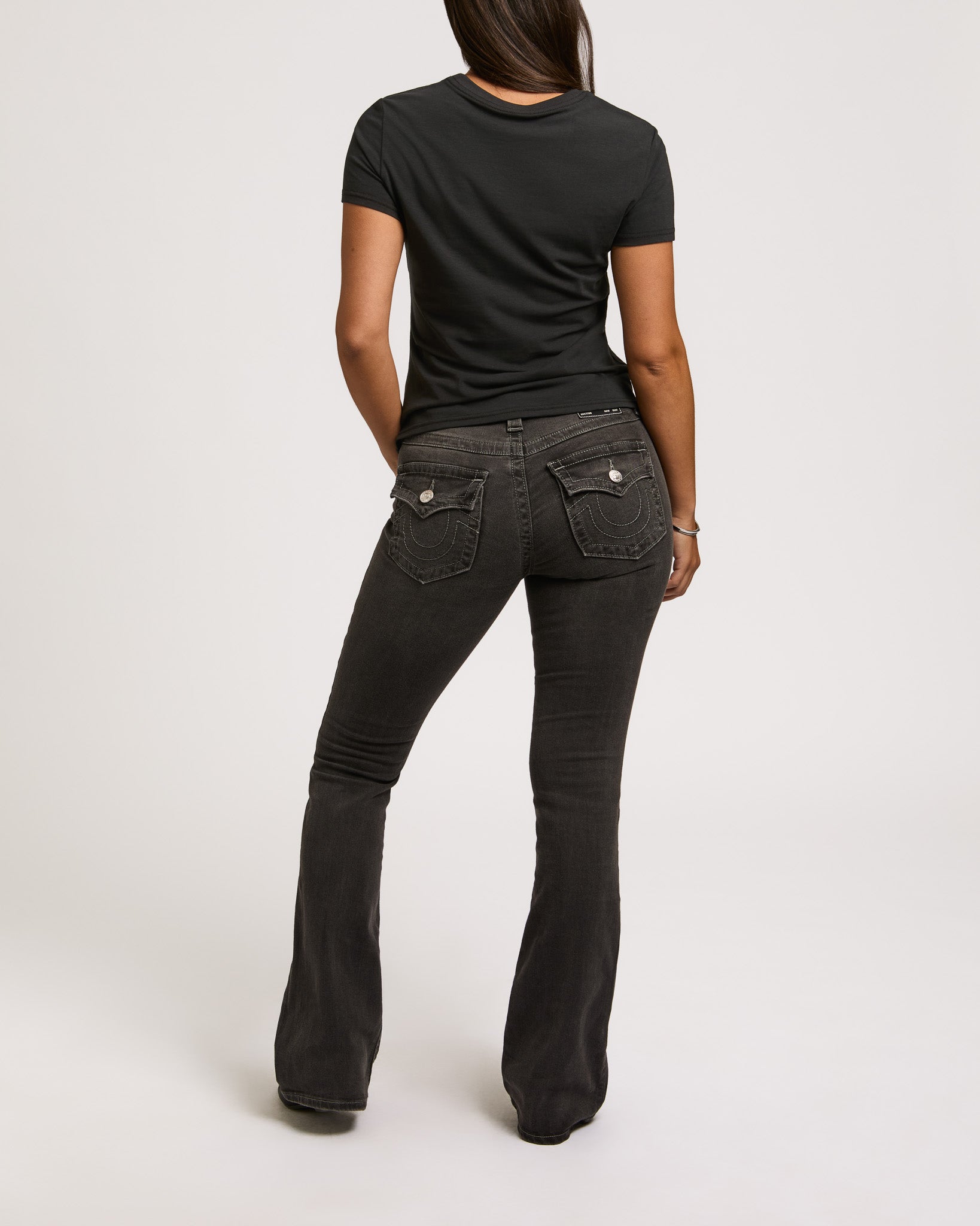 BECCA BOOTCUT FLAP - CHARCOAL