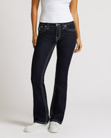 BECCA MID RISE BOOTCUT FLAP - BODY RINSE