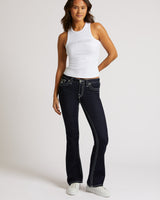 BECCA MID RISE BOOTCUT FLAP - BODY RINSE