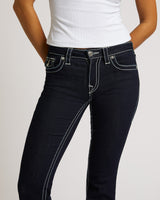 BECCA MID RISE BOOTCUT FLAP - BODY RINSE