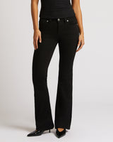BECCA MID RISE BOOT - BLACK RINSE
