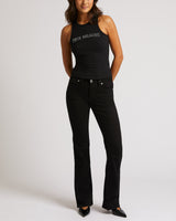 BECCA MID RISE BOOT - BLACK RINSE