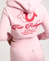 EMBR BIG T SHRUNKN ZIP HOODIE - FAIRYTALE