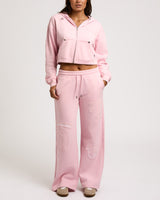 BRANDED APPLIQUE WIDE LEG PANT - FAIRYTALE