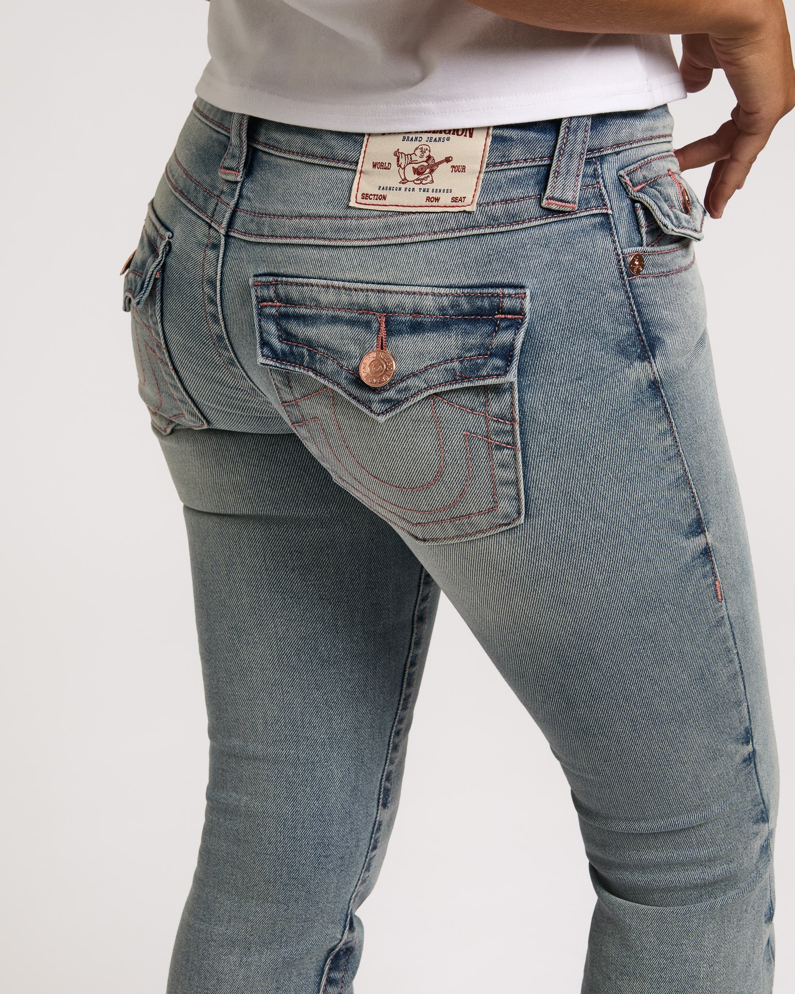 JOEY LOW RISE  FLARE FLAP - SALT WATER