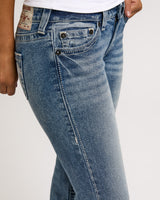 CRYSTAL BECCA LOW RISE BOOTCUT - MEDIUM WASH
