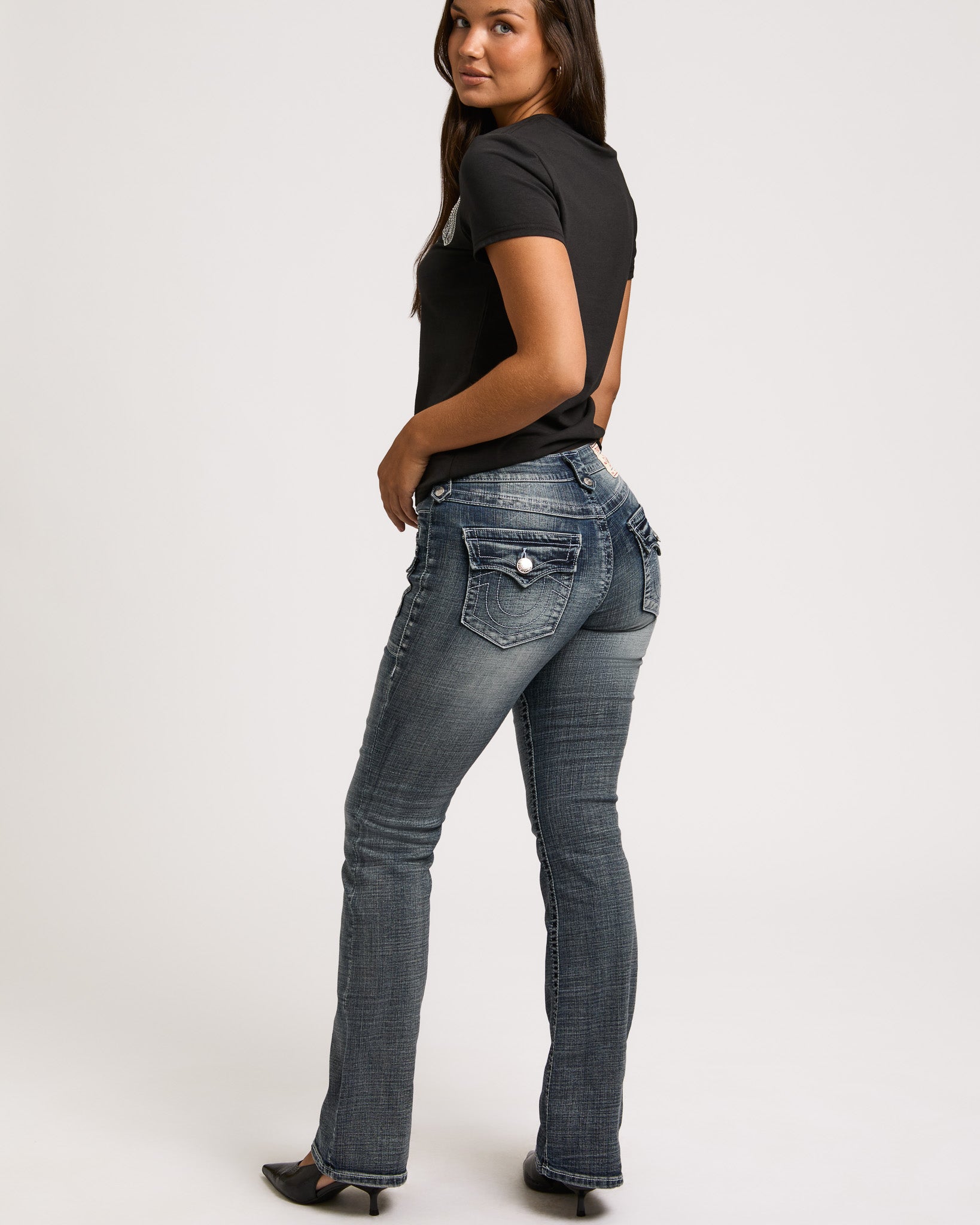 BECCA MR RETROPKT BOOTCUT FLAP - SUN BLAZED