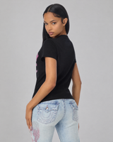 CRYSTAL BUDDHA BARN HS CREW - JET BLACK