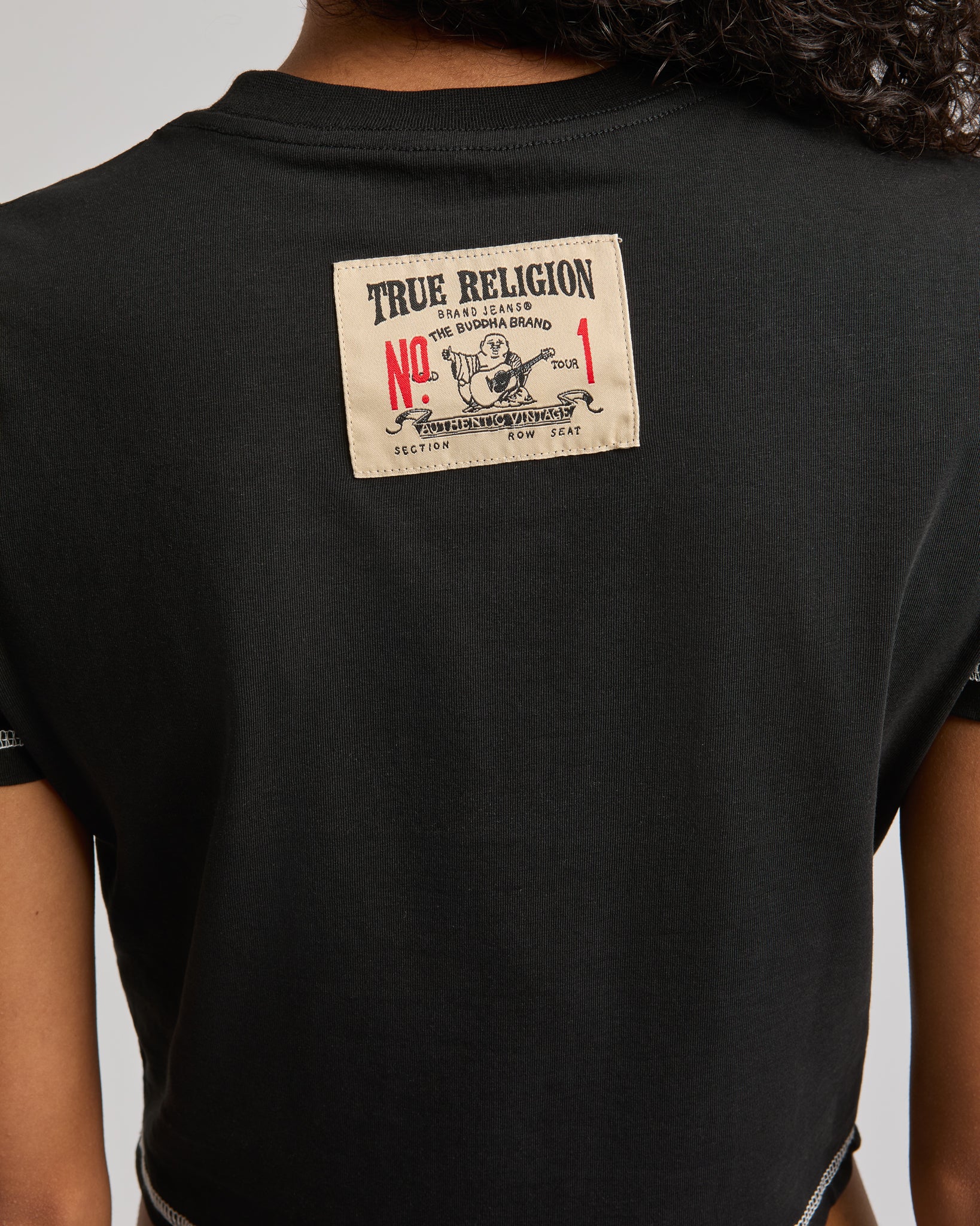 CRYSTAL BUDDHA ANNIVERSARY TEE - JET BLACK