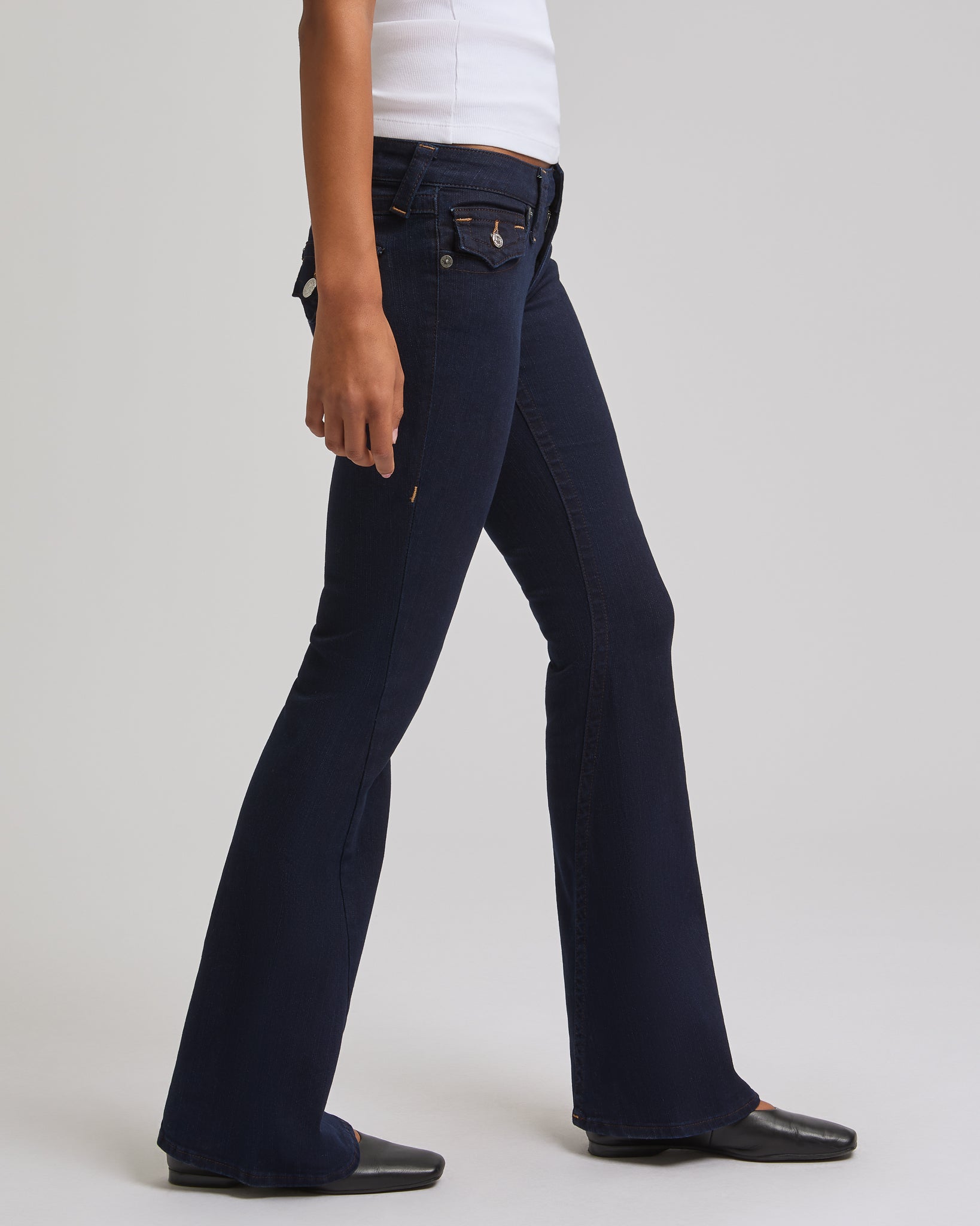 JOEY LOW RISE FLARE FLAP - 2S BODY RINSE