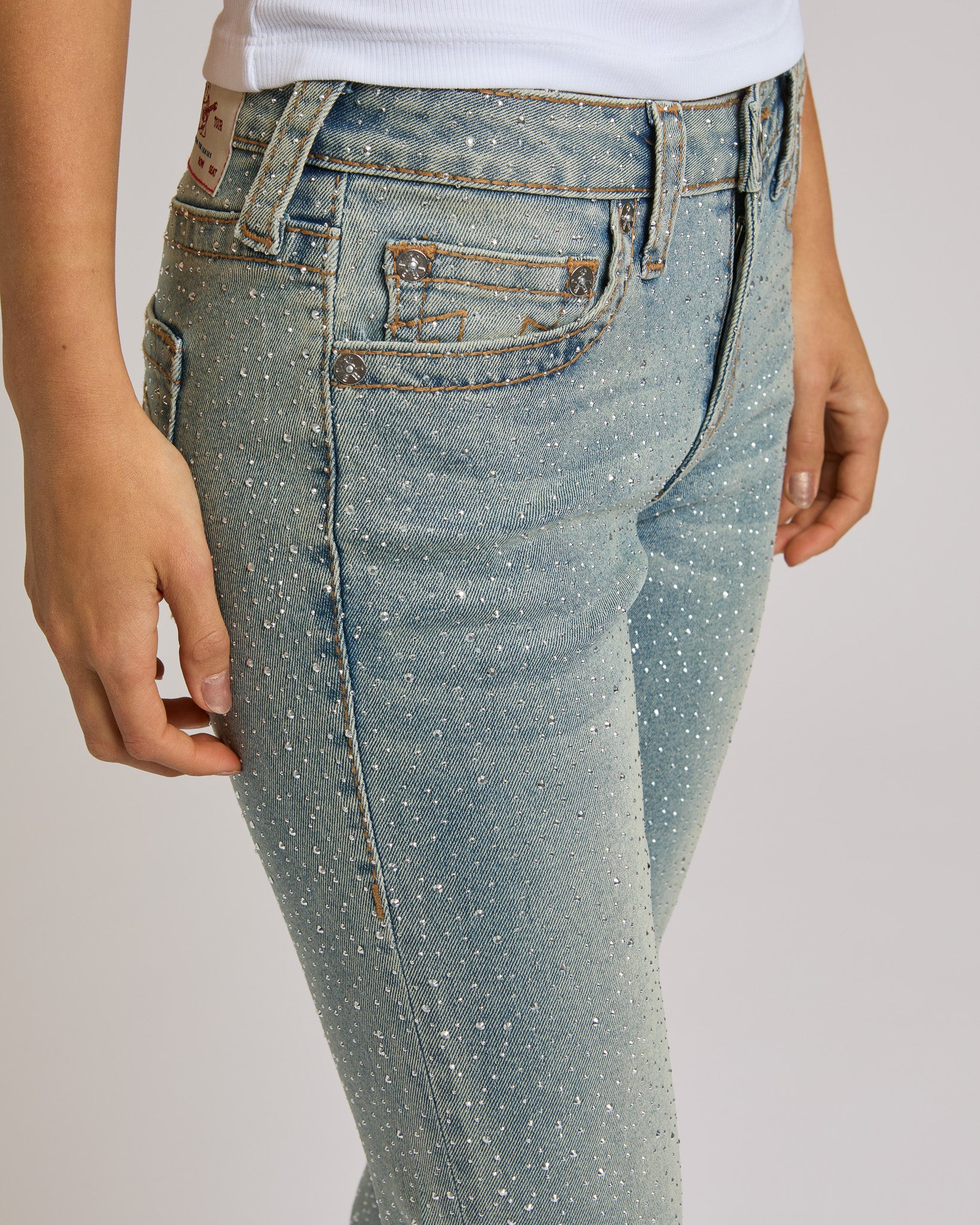 CRYSTAL BECCA MR  BOOTCUT BIGT - GLITTER DUST