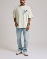 RICKY ROPESTITCH FLAP 34 IN - COASTLINE ASH LIGHT WASH