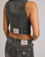 ZIP FRONT TOP BIG T - TRANQUIL DREAM