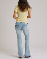 JOEY LOW RISE  FLARE FLAP - SERENE MEADOWS