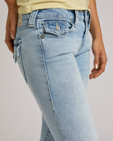 JOEY LOW RISE  FLARE FLAP - SERENE MEADOWS