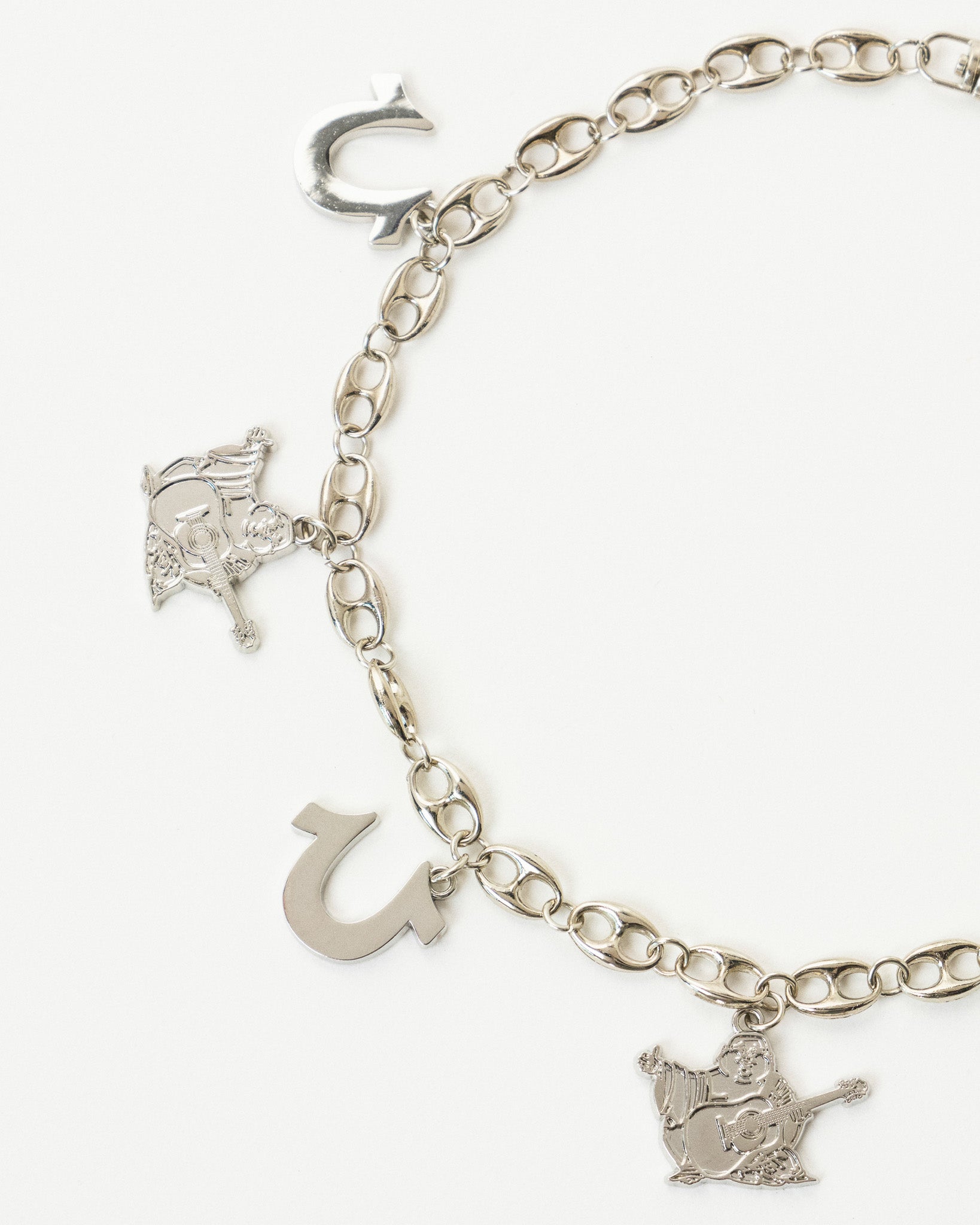 HS BUDDHA BELT CHAIN - SILVER