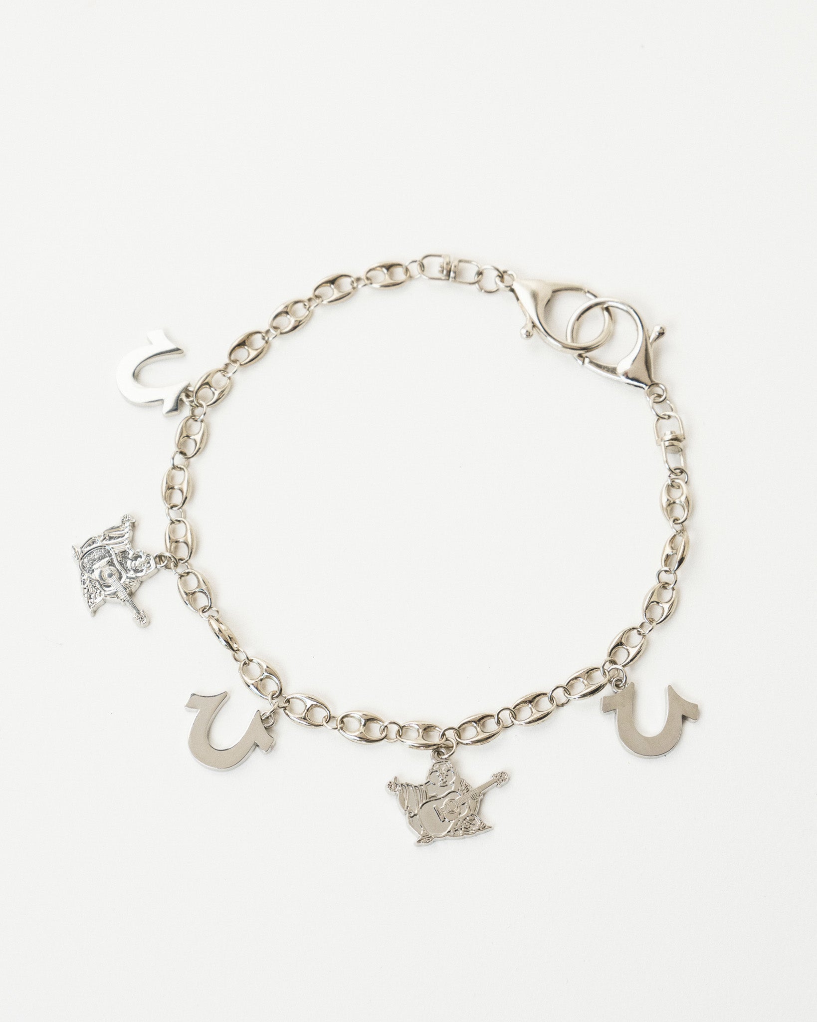 HS BUDDHA BELT CHAIN - SILVER